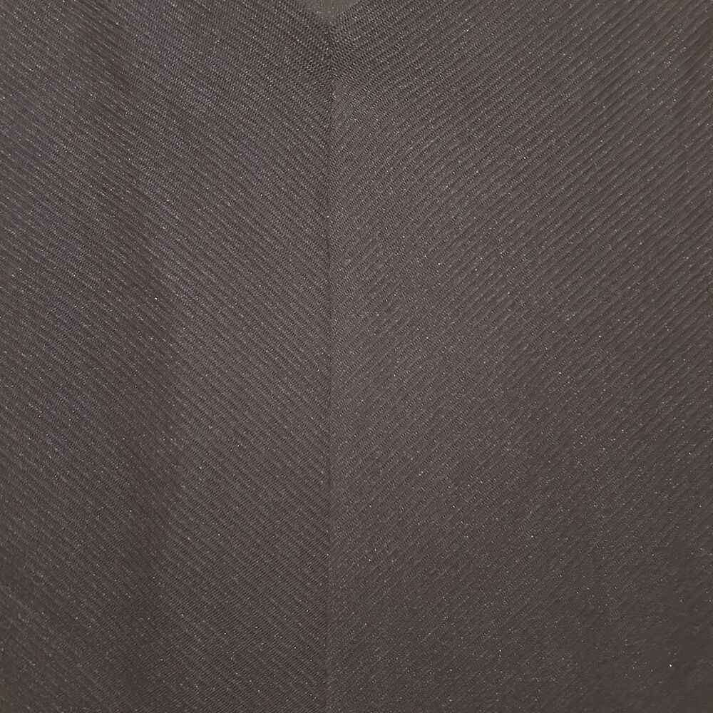 T by Tahari Sleeveless Vneck Black Dress-Mesh Overlay Skirt-1X-Witchy-Whimsigoth - Picture 3 of 9